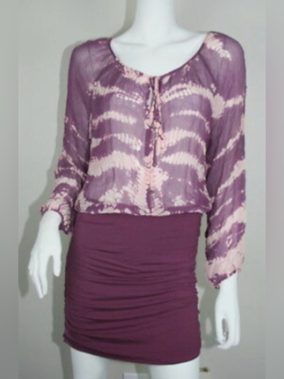 NWT Gypsy 05 Tie-Dye Mini Dress